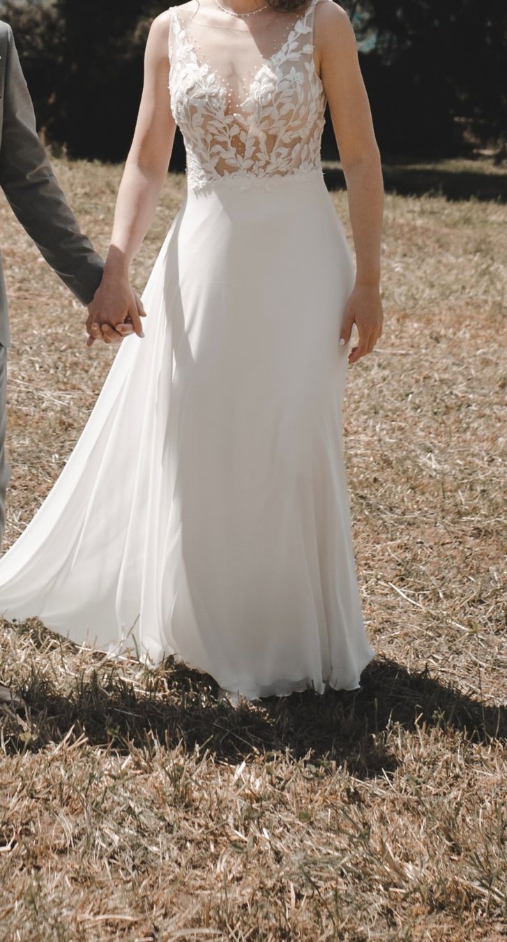 Vestiti: Secondhand Brautkleid Modeca "Raquel", Grösse 36-38 – Usato da Brunnen venduto da Herzig-Brautmode