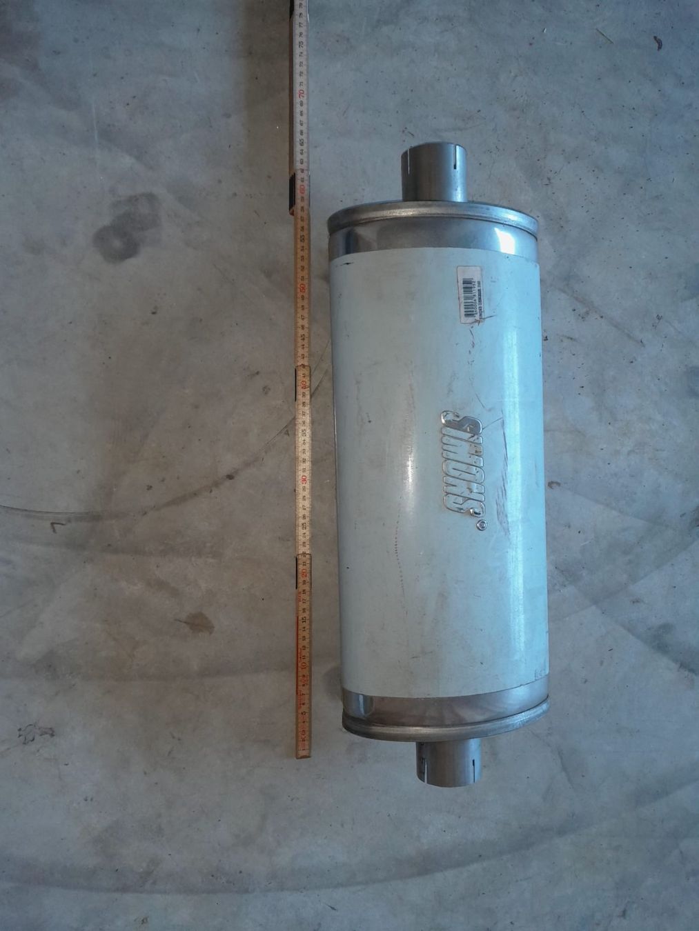 Sistemi di scarico: Universal Schalldämpfer Simons – Usato da Necker venduto da 78ccoupe 1