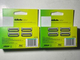 2 Stück Gillette Labs Rasierklingen 4 Stk. neu