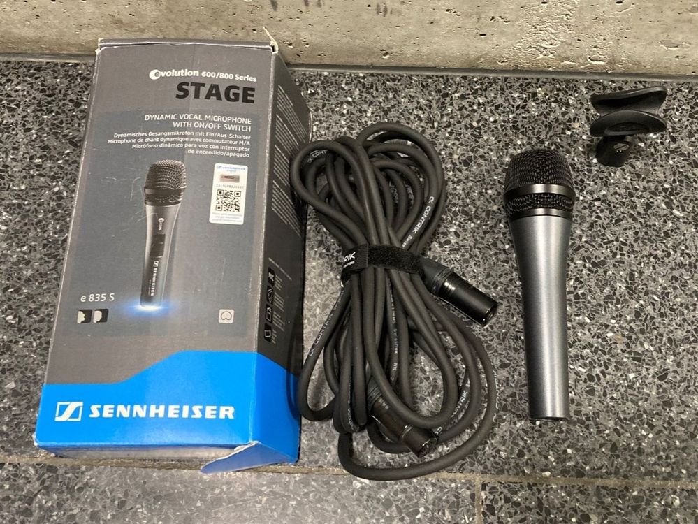 Mikrophon Sennheiser e 835 S mit Kabel | Kaufen auf Ricardo