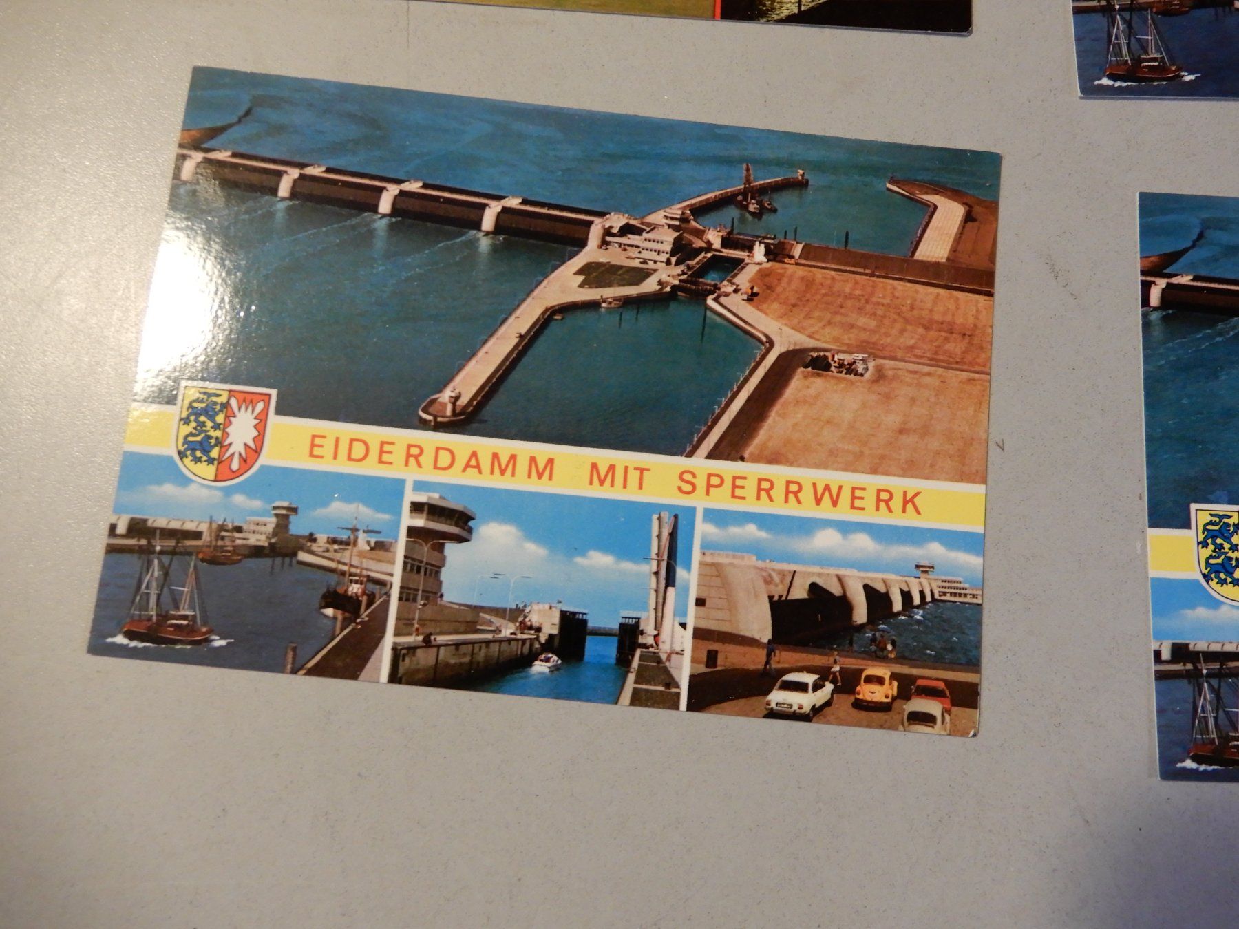 Cartes postales: Ansichtskarten Eiderdamm mit Sperrwerk 4 Stck – D'occasion à Erstfeld par Mario_boe0 3