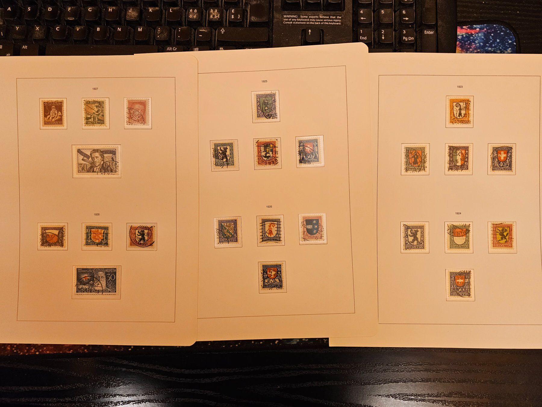 Alle Briefmarken: CH PRO JUVENTUTE AB 1913 - 2006 GEST. – Gebraucht aus Dintikon von bonita099 9