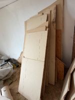 Spanplatten 25 mm, ca. 1.7-2.0 m lang