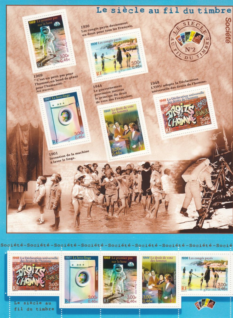 Tous les timbres: Frankreich 2000 postfrisch – D'occasion à Bürglen TG par StampGraf 6