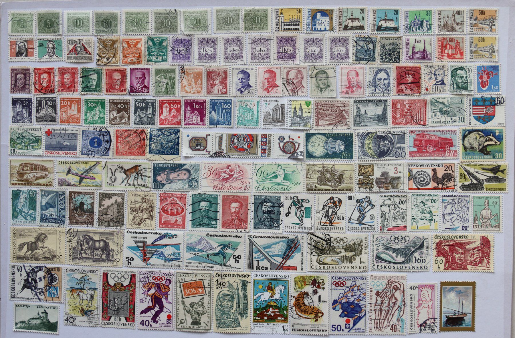Tous les timbres: Briefmarken Tschechoslowakei – D'occasion à Oberentfelden par lakipul 1