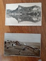 Zwei Vintage Krt "Bexhill-on-sea" 1934 & "Blejsko jezero" 39