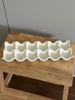 Eierhalter Keramik 12er weiss
