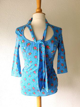 BLUTSGESCHWISTER SHIRT XS 34  PULLI TOP zu JEANS ROCK HOSE