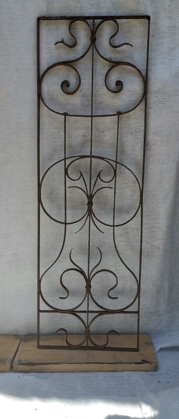 Gitter & Roste: Jugendstil-Gitter, antik, handgeschmiedet – Gebraucht aus Seon von Sock21
