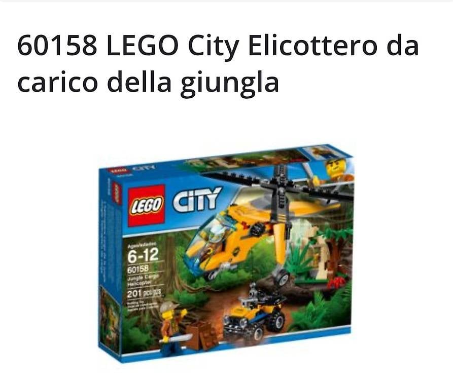 Kit di costruzioni: Lego City 60158 – Usato da Morbio Inferiore venduto da Giosueffa