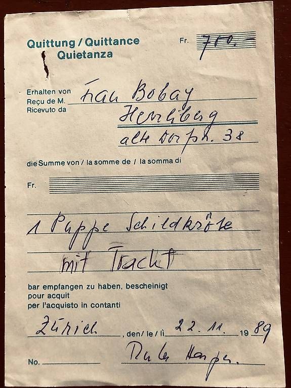 Bambole: Antike Trachtenpuppe, Marke "Schildkröte", 46cm – Usato da Herrliberg venduto da els_r8qb 4