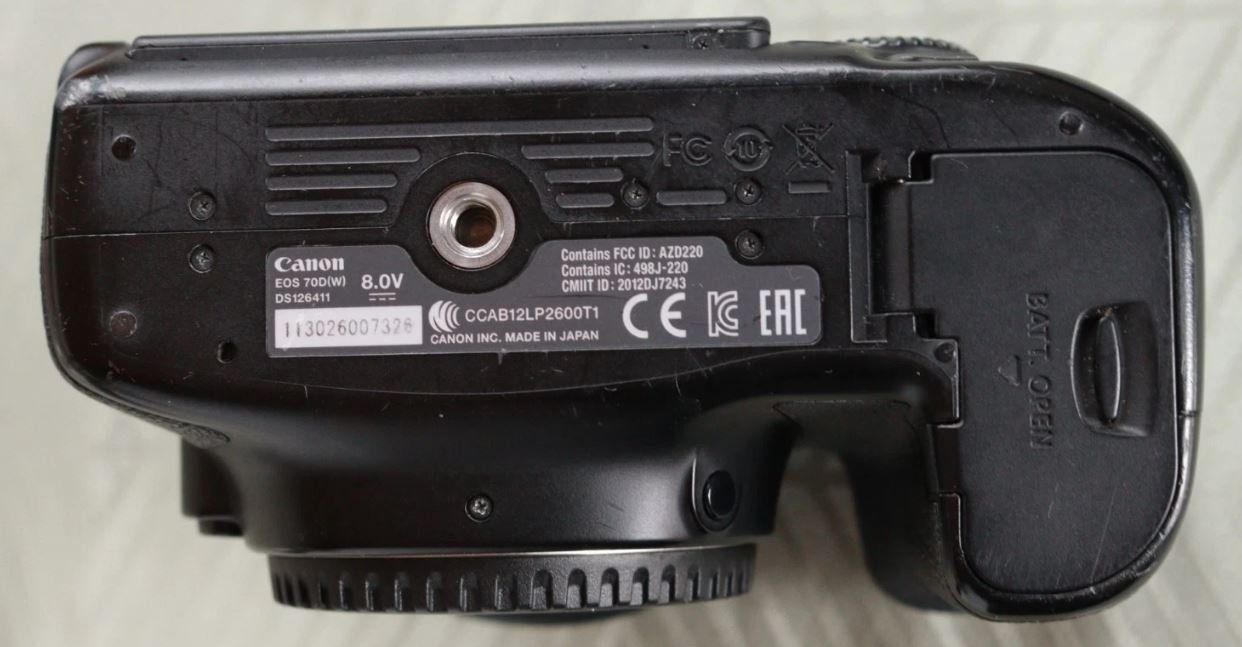 Canon Kamera: Canon EOS 70D(W) for parts – Defekt aus Concise von DivisionVideo 1
