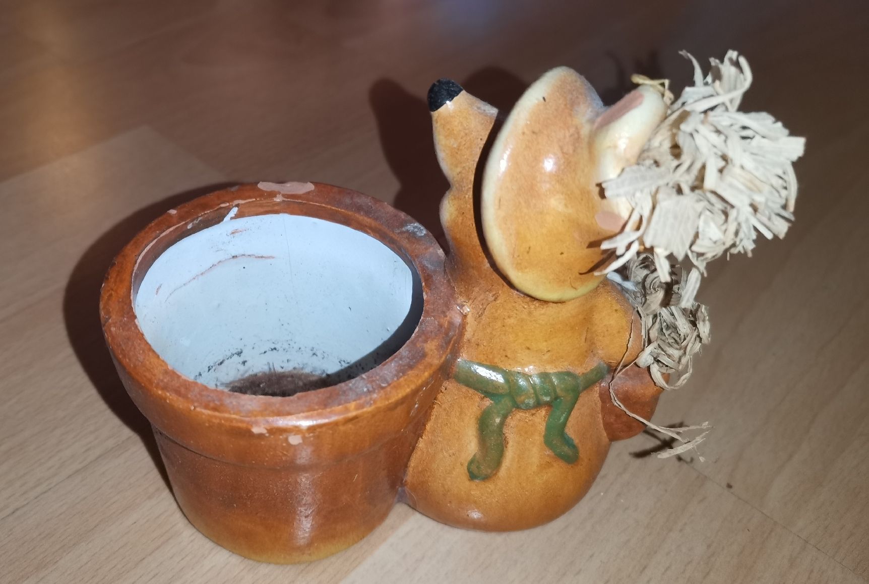 Pots de fleurs: Blumentopf Ton Figur mit Topf gebraucht – D'occasion à Bottighofen par andax 2