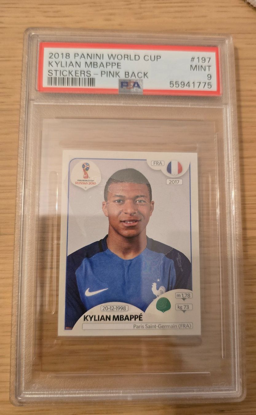Panini Sammelbilder & Trading cards: Kylian Mbappé - PSA 9 – Gebraucht aus Rotkreuz von Titotesla