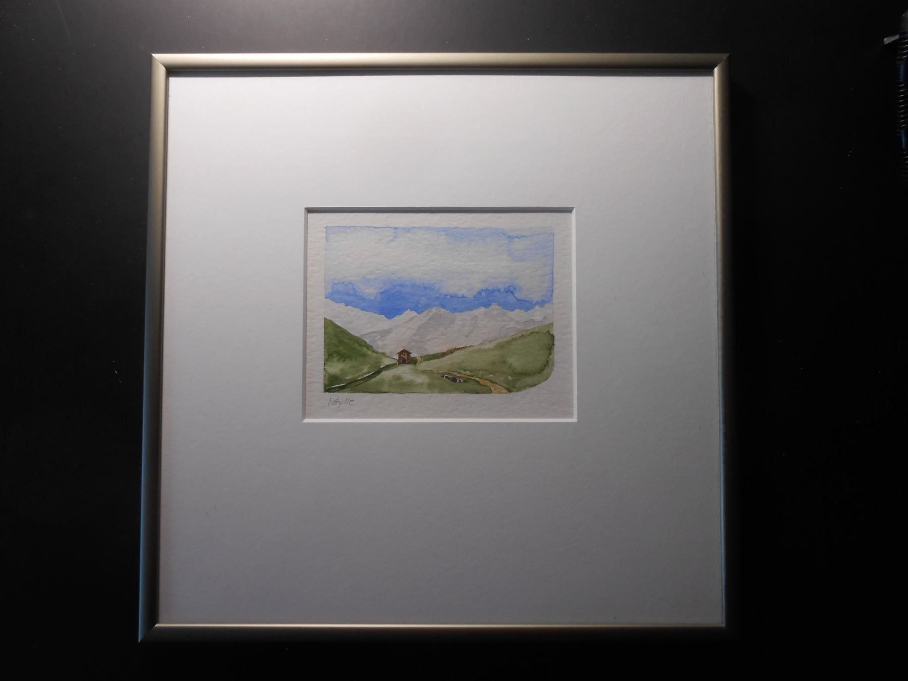 Dipinti: Aquarell CH "IDYLLE" GR - (R) – Nuovo e nell'imballaggio originale da Hallwil venduto da pkaiser44