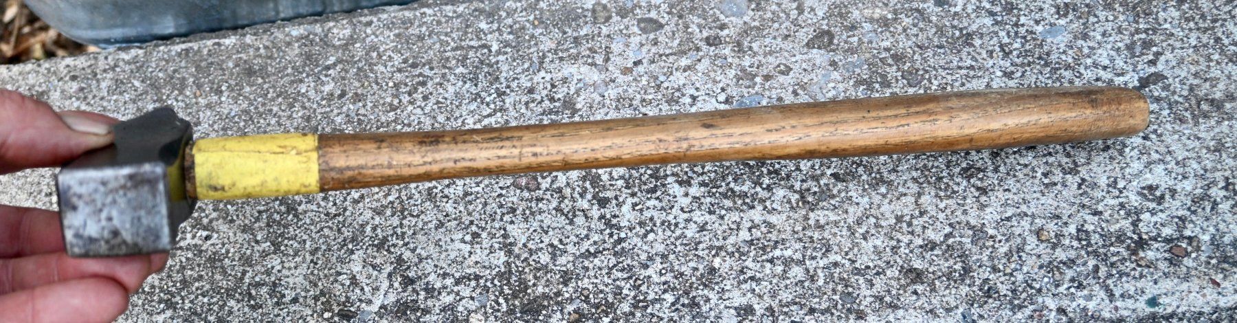 Tutti gli attrezzi: alter Schmiede Schlosser HAMMER  L 38cm – Usato da Pfaffhausen venduto da mono_rec 6