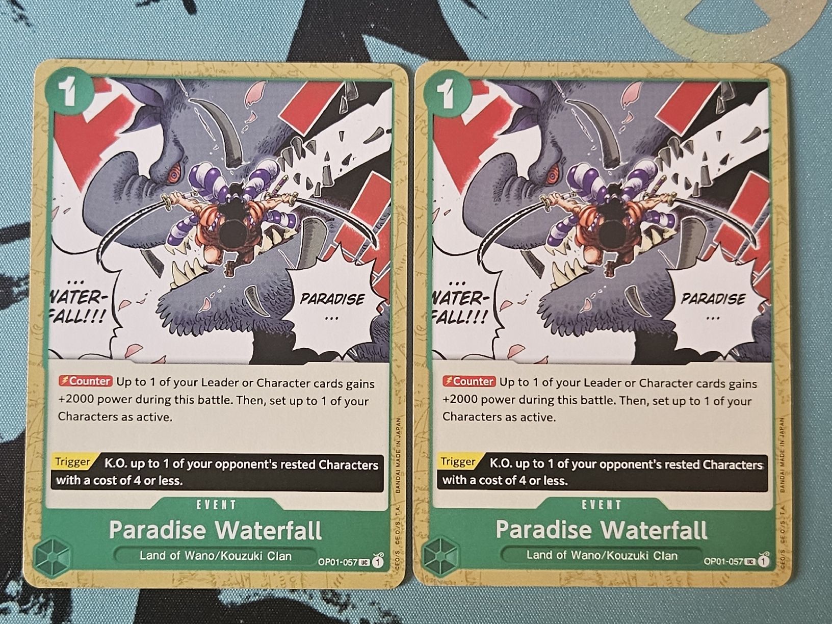 Bandai Carte collezionabili: 2x One Piece TCG - Paradise Waterfall EN – Nuovo (secondo la descrizione) da Safnern venduto da wil_z6qf