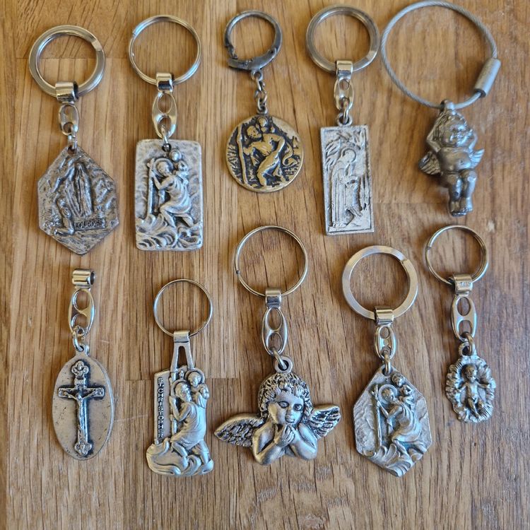 10 Stück Perlen-Engel Schlüsselanhänger – Schutzengel-Flügel Aus Metall – Für Geschenke, Taufe, Hochzeit & Party
