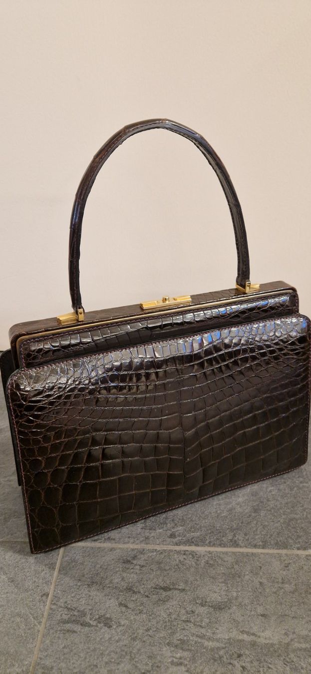 Borse da donna: Vintage echte Krokotasche – Usato da Allschwil venduto da kdf_h5rm