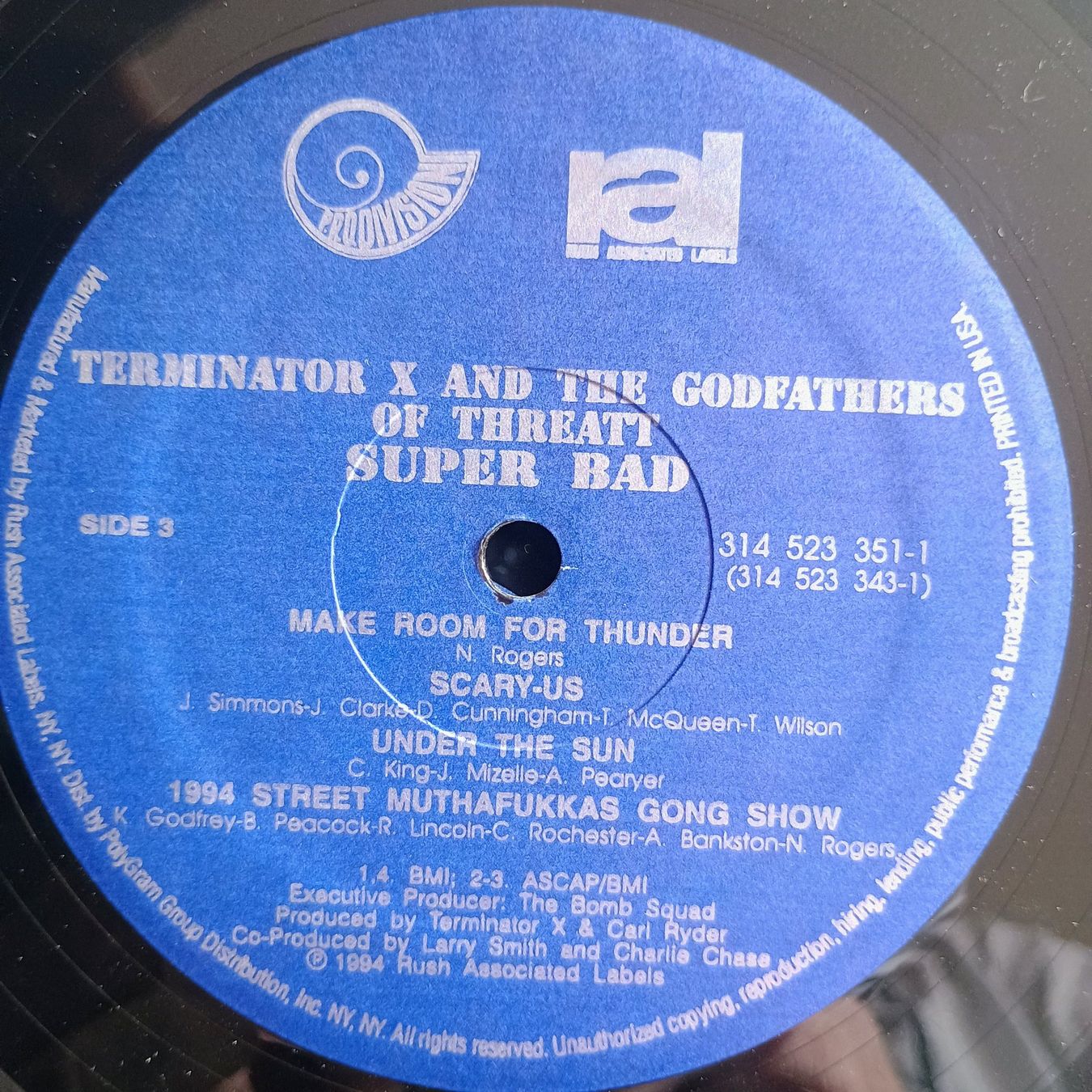 Dischi in vinile: Terminator X - Super Bad 2xLP US-1994 VG+/G+ – Usato da münchenstein venduto da karl_heinz_krasser 4