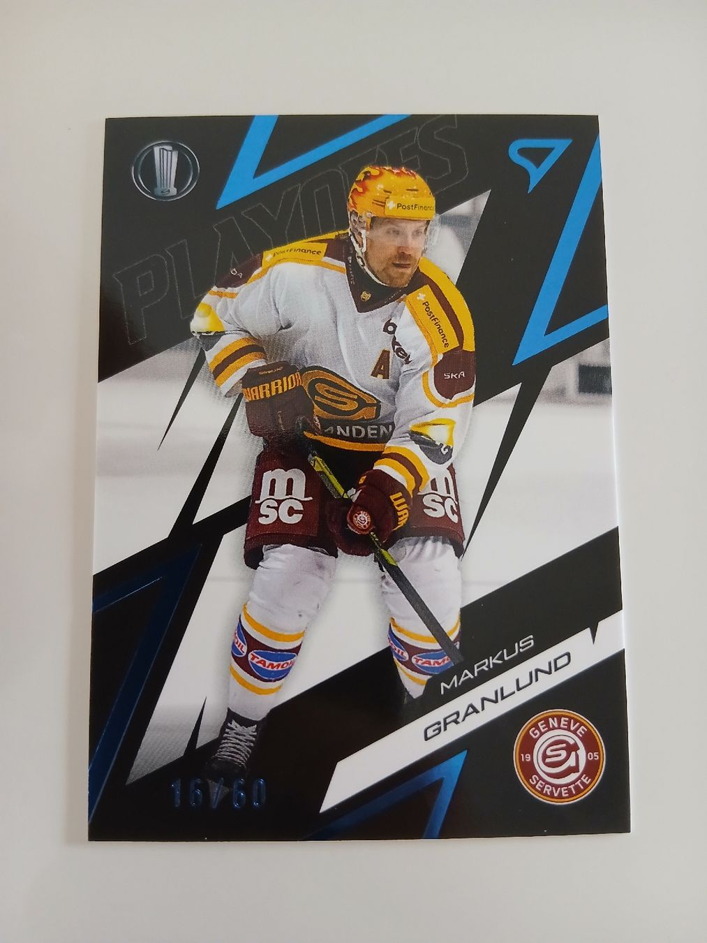 Sportzoo Sammelbilder & Trading cards: Markus Granlund Blau 16/60 Genève-Servette  – Neu (gemäss Beschreibung) aus Taverne von damigiano