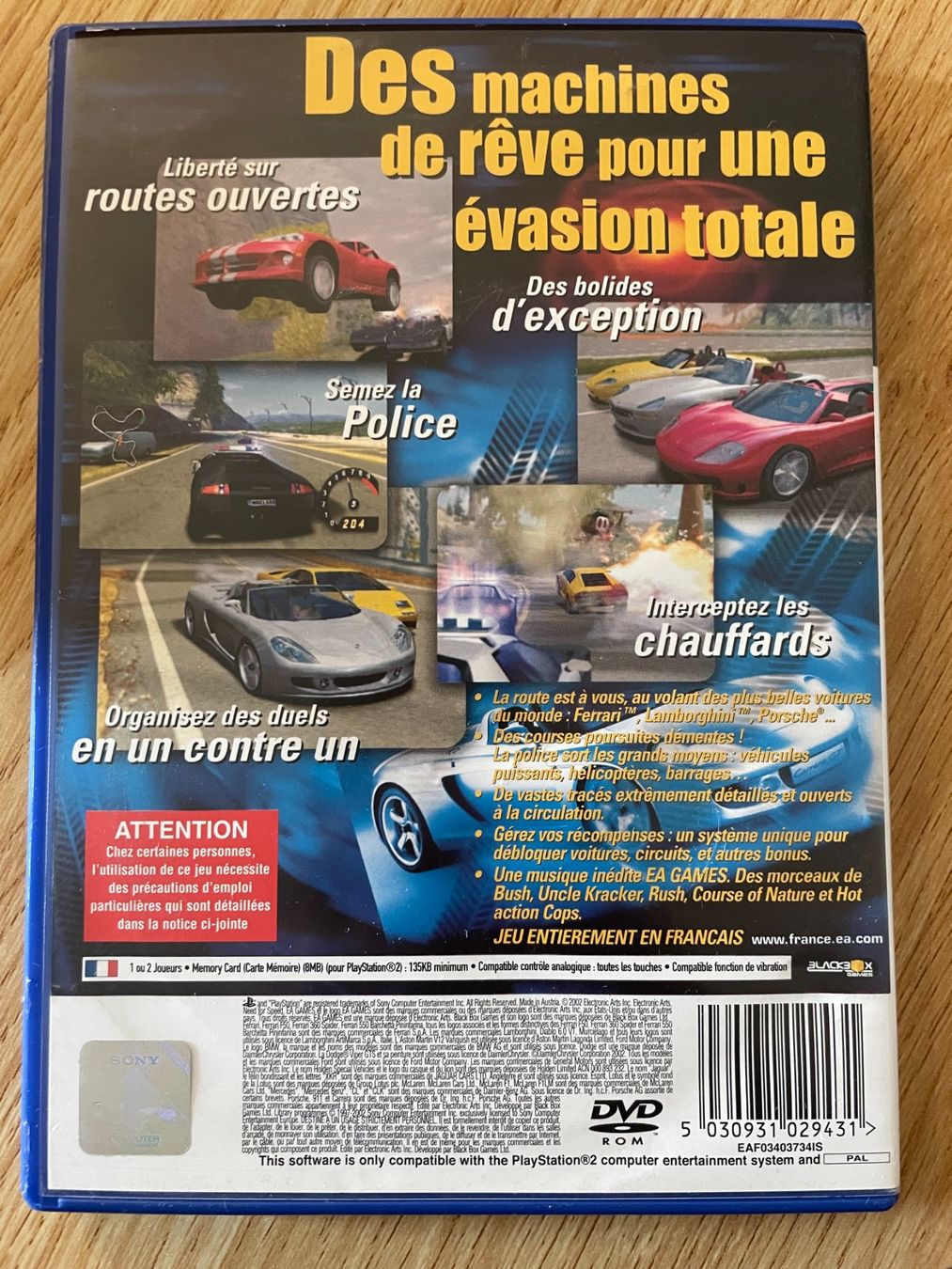 Spiele: Need for Speed Poursuite Infernale 2 PS2 PlayStation 2 – Gebraucht aus Prilly von Ezareth 1