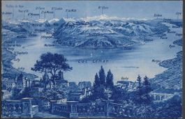 1933 AK GENFERSEE attraktive Ausführung archivfrisch ab 1.-
