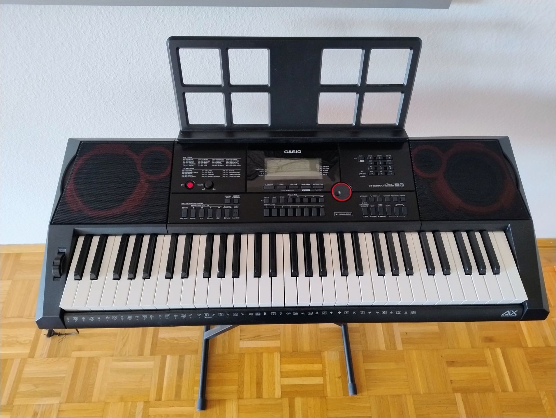 Casio Musikinstrumente: Tastiera Casio CT-X3000 con supporto, sgabello e custodia – Neu und originalverpackt aus Dübendorf von GiovanniT27 4