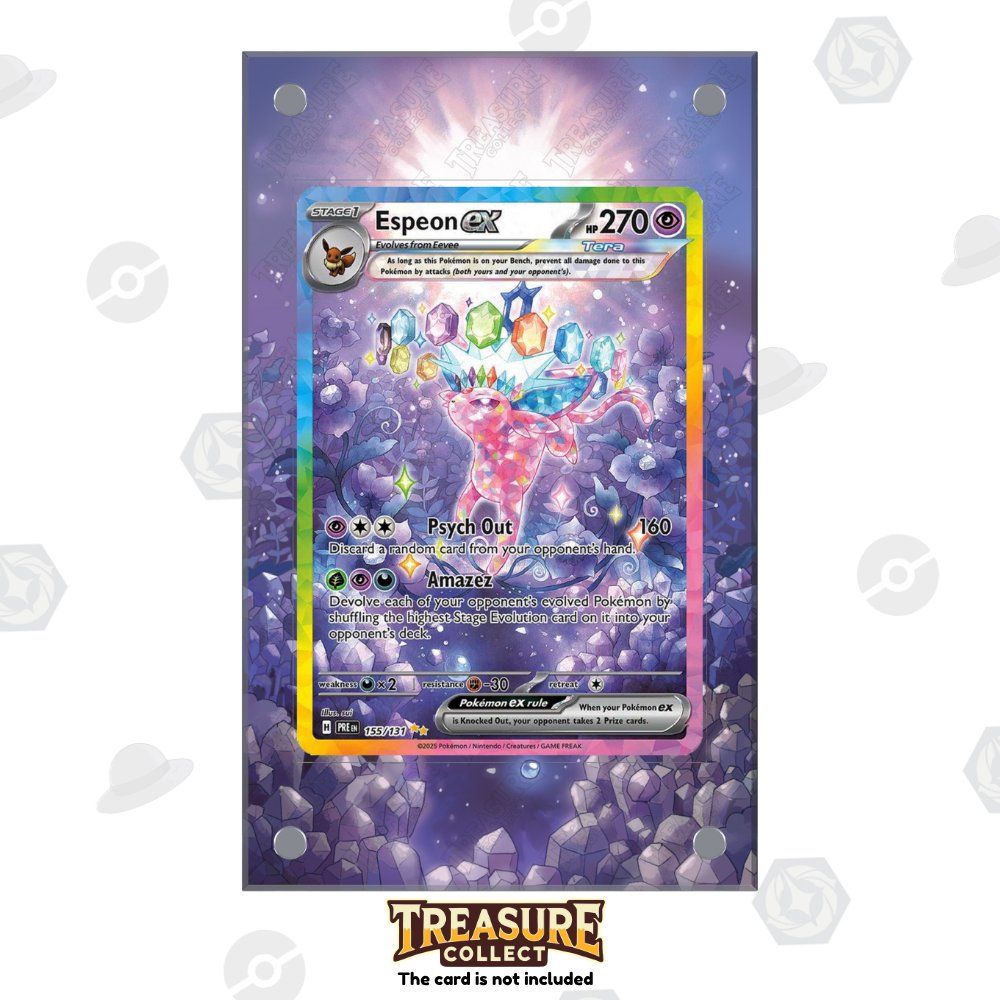Pokémon Carte collezionabili: Espeon ex 155/131 - Pokémon Extended Artwork Display Case – Nuovo e nell'imballaggio originale da Canobbio venduto da TreasureCollect