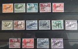 1950 Verwaltungsmarken  Satz  gestempelt/ungestempelt