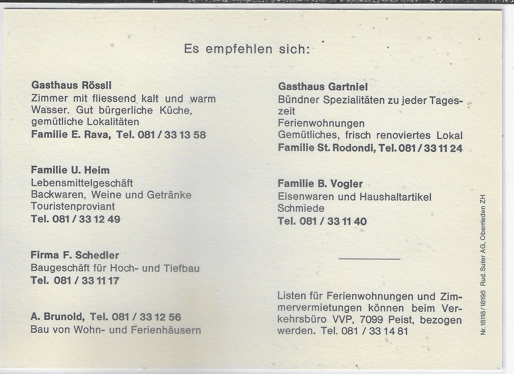 Cartoline postali: Peist - Gasthaus Rössli – Usato da Ettingen venduto da Kartenplanet 1