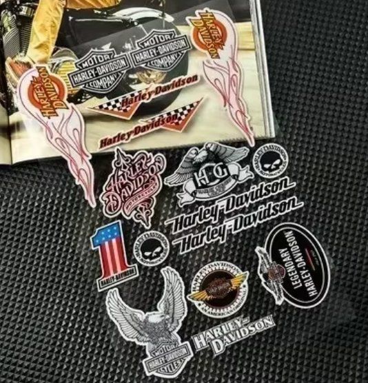Sticker: Lot Autocollants Harley-Davidson J139 – Nuovo e nell'imballaggio originale da Allens venduto da MADE.IN.ROCK.N.ROLL