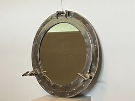 tolles Schiffsfenster-Imitat mit Spiegel ca. 51cm Ø ab 1.-