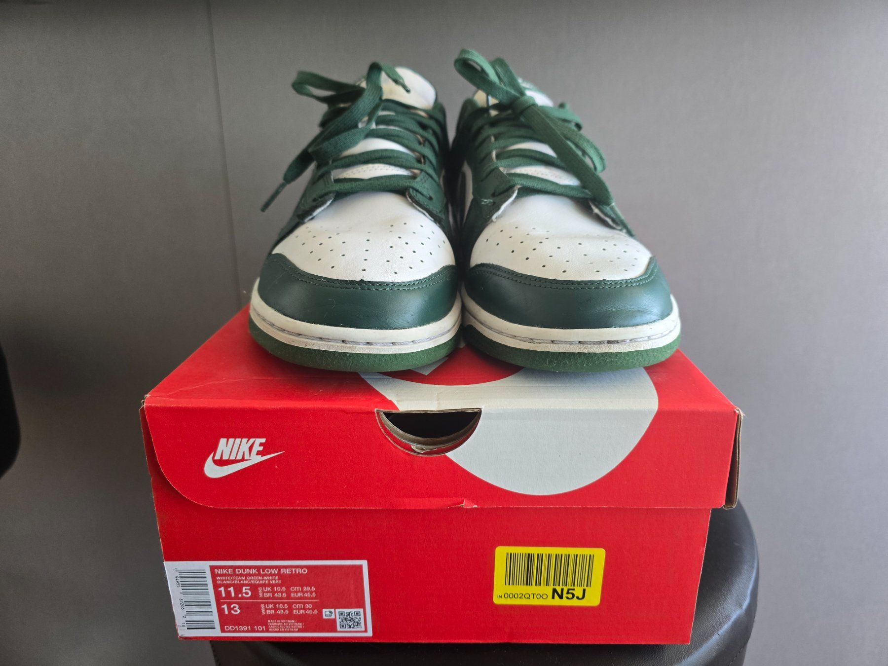 Nike Herrenschuhe: Nike Dunk Low Green 45.5/11.5 – Gebraucht aus Cham von GianniQ 1