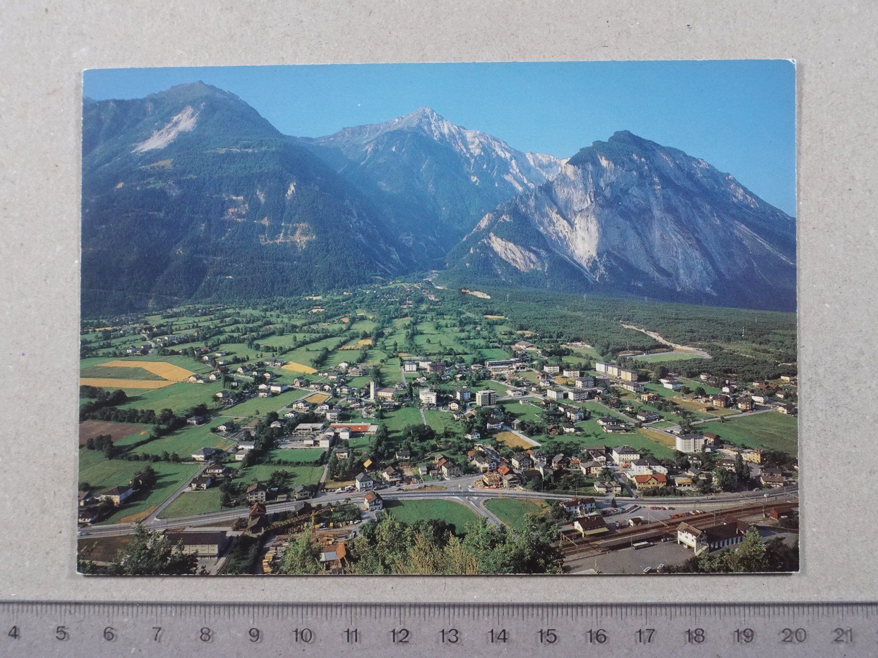 Cartoline postali: Susten, Rhonetal, 1985 – Usato da Lenzburg venduto da fh1