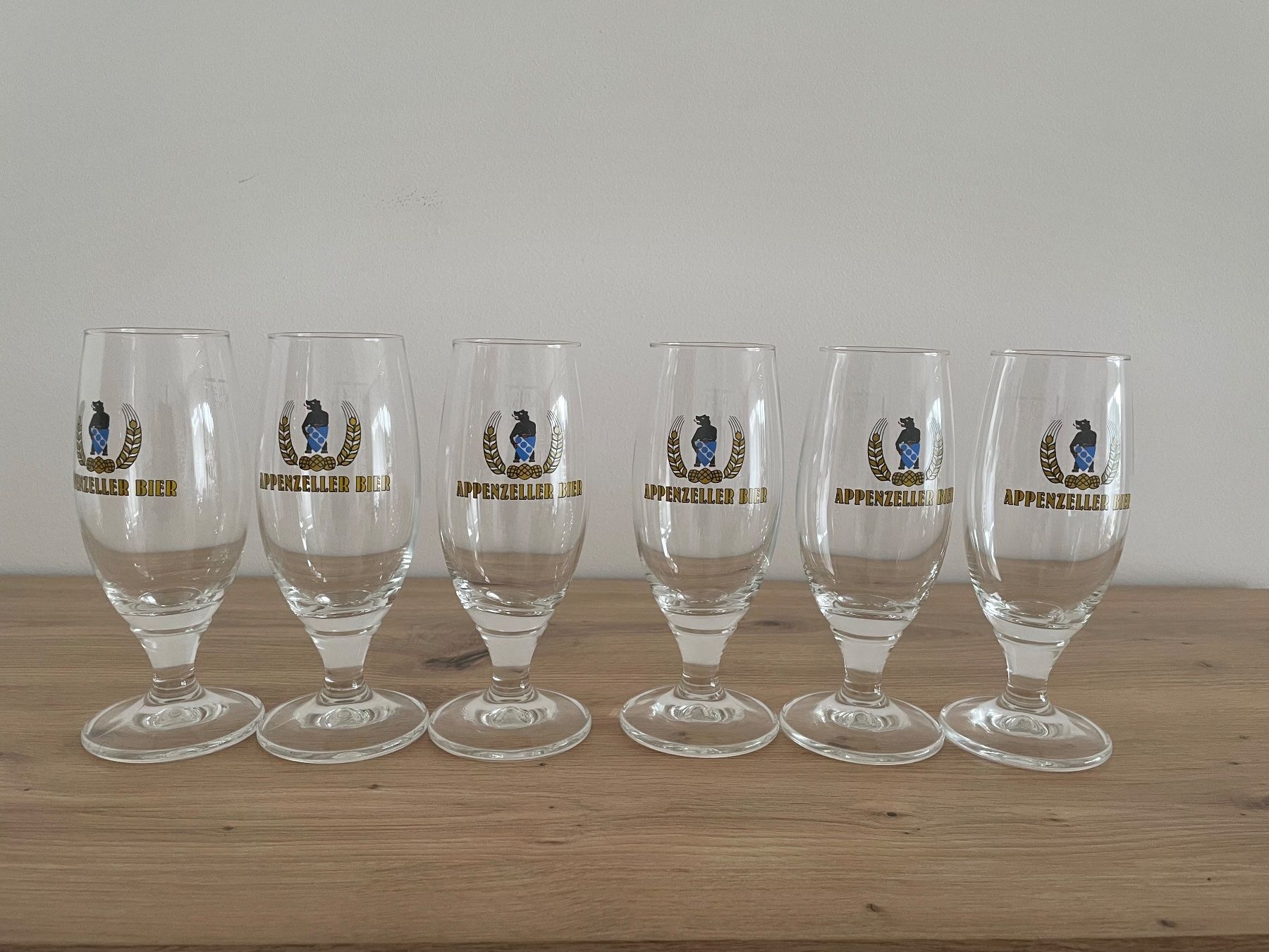 Verres: 6 Biergläser Appenzeller Bier mit Logo – Neuf (Voir description) à Niederglatt ZH par aka_f8rd