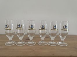 6 Biergläser Appenzeller Bier mit Logo