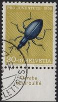 30 Rp. Blauer Laufkäfer mit TAB (Carabe embrouillé)