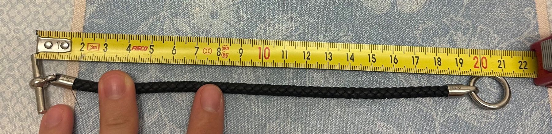 Nastri decorativi: Hermes Armband Leder Schwarz Silber – Nuovo (secondo la descrizione) da Rümlang venduto da PixelPoet456 2