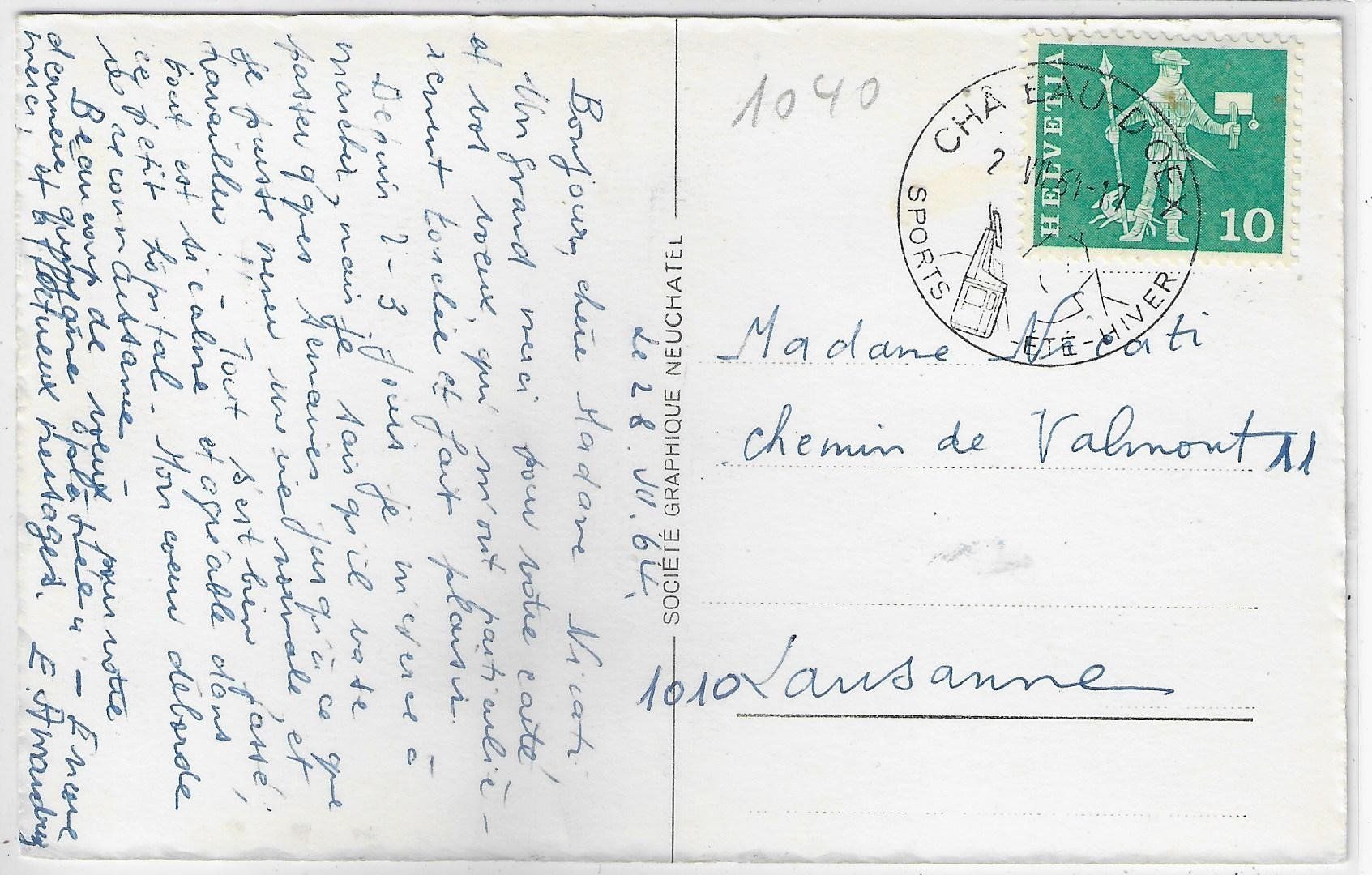 Cartes postales: La Croix de Videmanette - Gummfluh – D'occasion à Ettingen par Kartenplanet 1