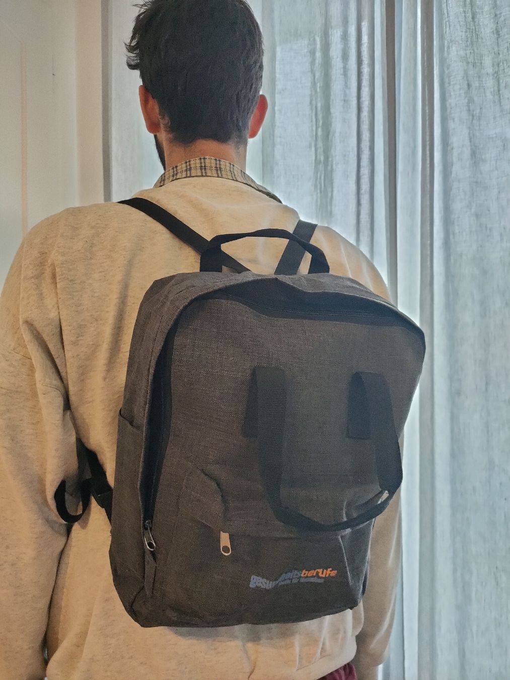 Rucksäcke: grauer Rucksack – Neu (gemäss Beschreibung) aus Thun von van_52y8 5