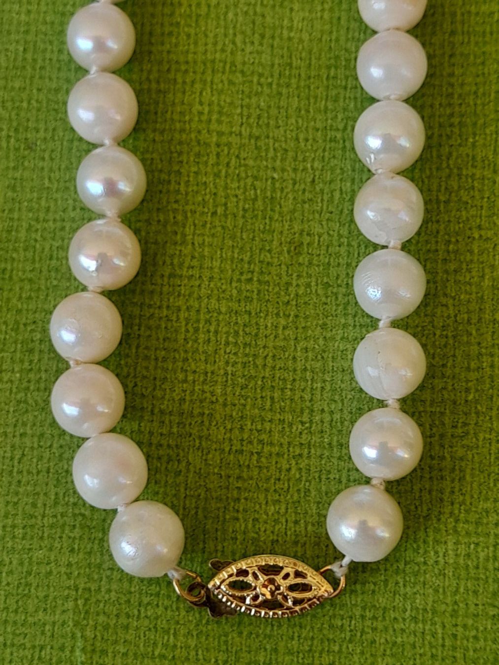 Catenine: Perlenkette mit Goldverschluss 14 K – Usato da Aeschi b.Spiez venduto da 52__yhr6 7