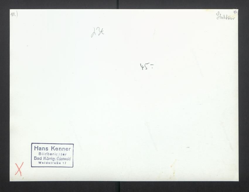 Fotografie &  Plakate: Fotografie Hans Kenner, Bad König, Flug – Gebraucht aus Berlin von bartko-reher 1