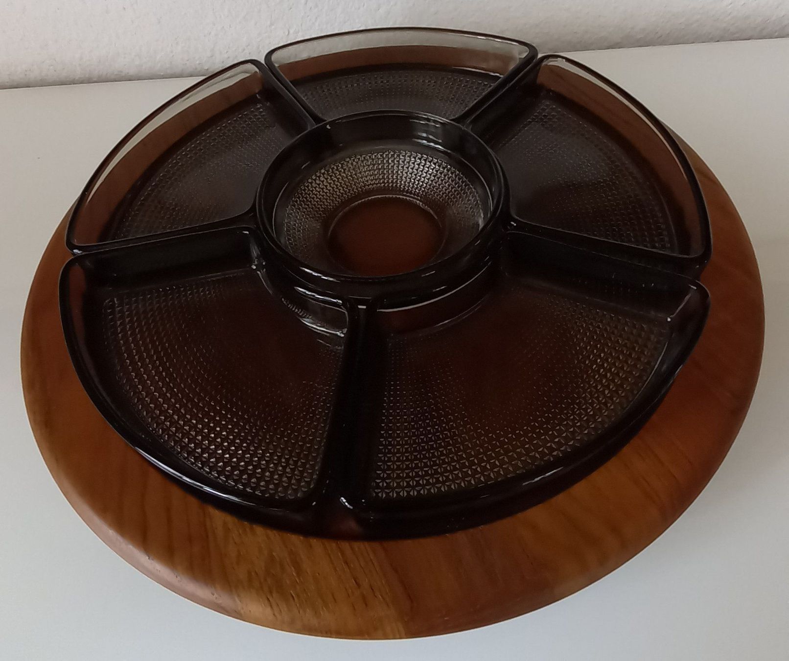 Servierplatten: Dänische Designer Aperoplatte drehbar – Gebraucht aus Wallisellen von chanel007 2