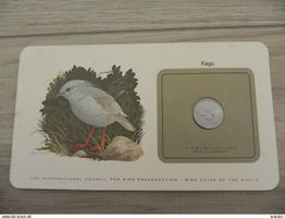 Münzbrief New Caledonia 1 Franc 1977 - Kagu