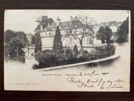 NEUCHÂTEL Hotel du Peyrou, 1902