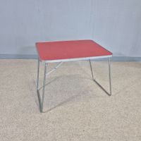 1970 Tuborex Campingtisch klein Klapptisch Tisch rot