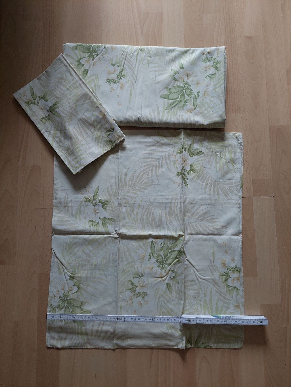 Biancheria da letto: Bettwäsche Set Baumwolle Blumenmuster gebraucht – Usato da Reinach BL venduto da Silvester1900