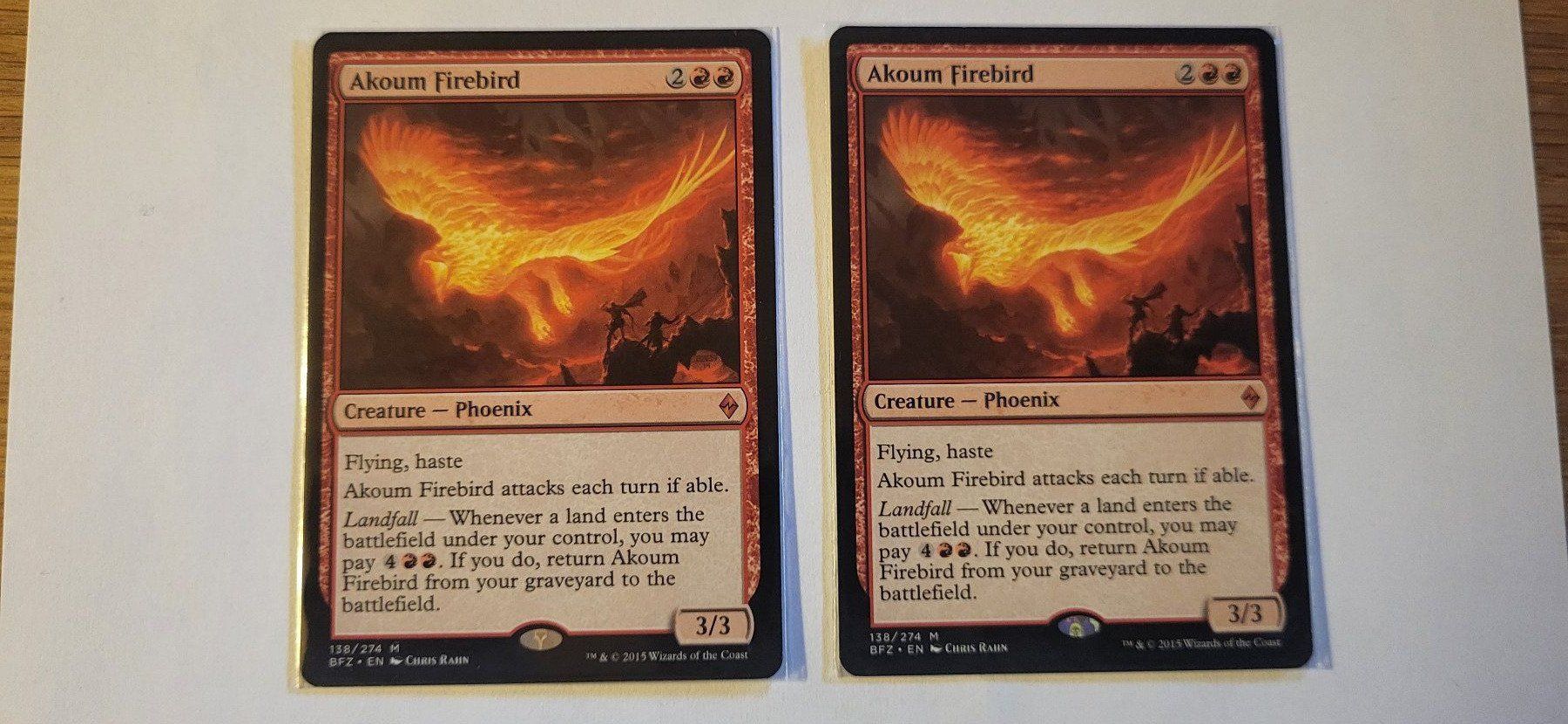 Magic The Gathering Carte collezionabili: MTG - Akoum Firebird – Usato da Münsingen venduto da Heroism2010