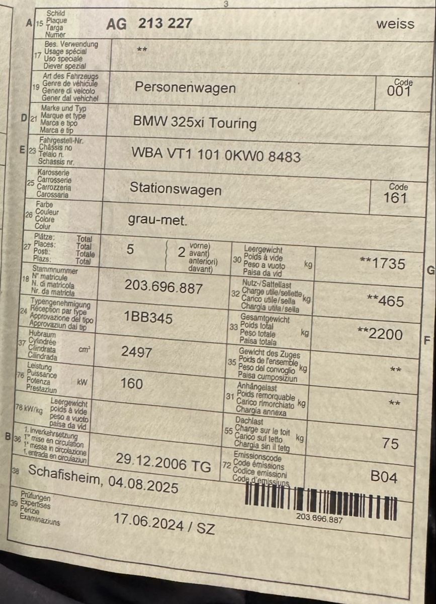 BMW Autos: BMW 325xi Automat MFK – Gebraucht aus Meisterschwanden von bmw1237 7